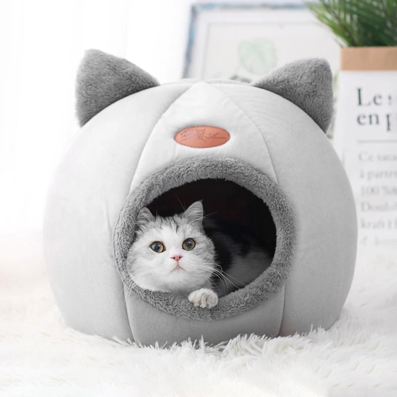 WarmTail™ Comfort Nest – Lit Intérieur Chaud pour Chats