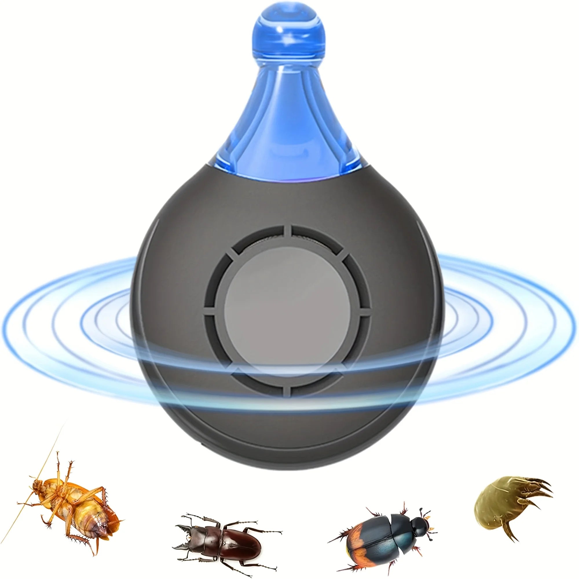 Ultrasonic Pet Repeller – Anti-Puces, Tiques, Moustiques et Insectes pour Chats & Chiens