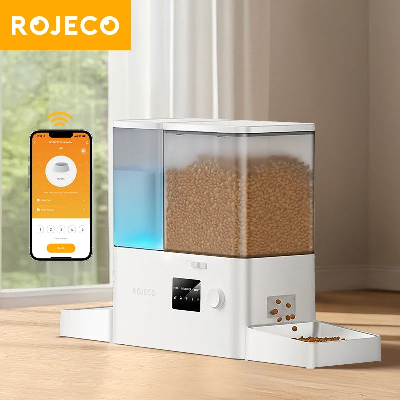 RojecoSmart™ – Distributeur Automatique Connecté Nourriture & Eau